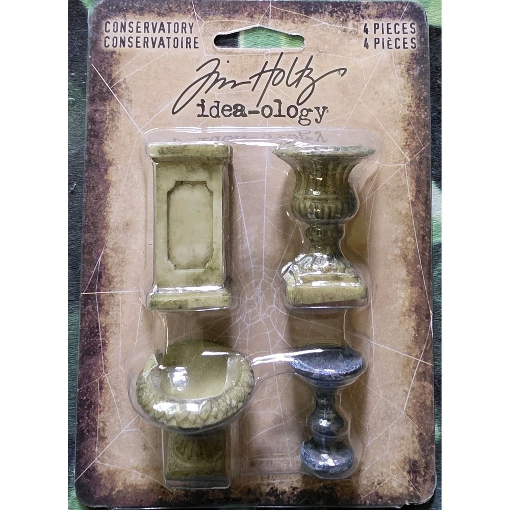 Tim Holtz Conservatory Halloween Idea-ology TH94395 Vase Urn Planter Candle